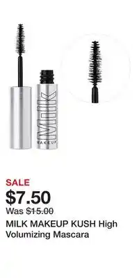 Kohl's MILK MAKEUP KUSH High Volumizing Mascara offer