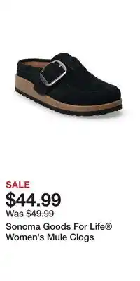 Kohl's Sonoma Goods For Life Women's Mule Clogs offer