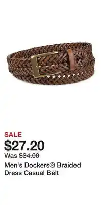 Kohl's Men's Dockers Braided Dress Casual Belt offer