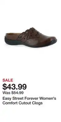 Kohl's Easy Street Forever Women's Comfort Cutout Clogs offer
