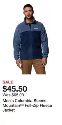 Kohl's Men's Columbia Steens Mountain Full-Zip Fleece Jacket offer