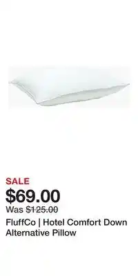 Nordstrom FluffCo | Hotel Comfort Down Alternative Pillow offer