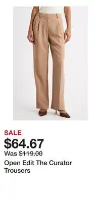 Nordstrom Open Edit The Curator Trousers offer
