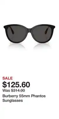 Nordstrom Burberry 55mm Phantos Sunglasses offer