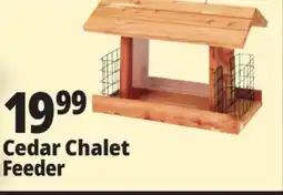 Ocean State Job Lot Cedar Chalet Feeder offer