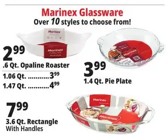 Ocean State Job Lot Marinex Glassware offer