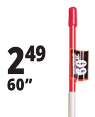 Ocean State Job Lot 60 Fiberglass Safety Marker offer