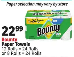 Ocean State Job Lot Bounty Paper Towels offer