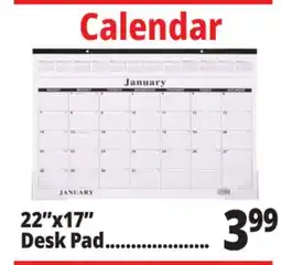 Ocean State Job Lot 2025-2026 Premiere 17 Month Desk Calendar 18 offer