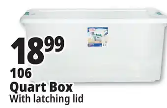 Ocean State Job Lot Sterilite Latch Top Storage Box 106 Qt offer