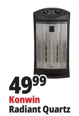 Ocean State Job Lot Konwin Infrared Quartz Tower Heater with Fan offer