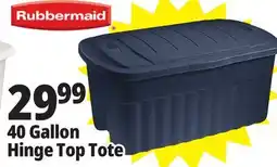 Ocean State Job Lot Rubbermaid 40 Gallon Hinge Top Tote offer