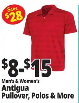 Ocean State Job Lot Men's & Women's Antigua Pullover, Polos & More offer