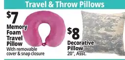 Ocean State Job Lot Travel & Throw Pillows offer