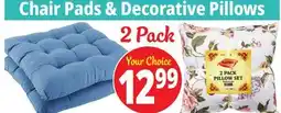 Ocean State Job Lot Chair Pads & Decorative Pillows offer