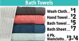 Ocean State Job Lot Bath Towels offer
