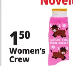Ocean State Job Lot Women's Crew Novelty Socks offer