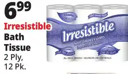 Ocean State Job Lot Irresistible Soft Impressions Bath Tissue 12 Count offer
