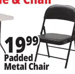 Ocean State Job Lot Padded Metal Chair offer