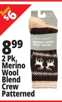 Ocean State Job Lot Women's Merino Wool Active Socks 2 Pack offer