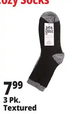 Ocean State Job Lot 3 Pk. Textured Women's Cozy Socks offer