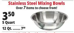 Ocean State Job Lot Stainless Steel Mixing Bowls offer