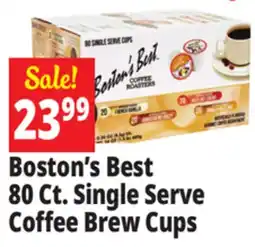 Ocean State Job Lot Boston's Best 80 Ct. Single Serve Coffee Brew Cups offer