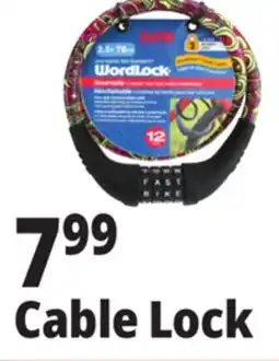 Ocean State Job Lot Cable Lock offer