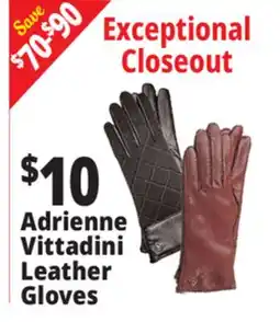 Ocean State Job Lot Adrienne Vittadini Leather Gloves offer