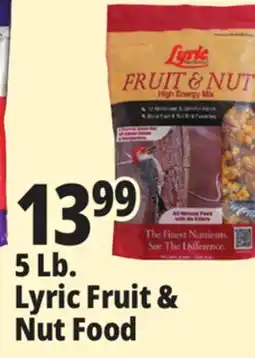 Ocean State Job Lot Lyric Fruit and Nut High Energy Wild Bird Food Mix 5 lbs offer