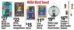 Ocean State Job Lot Black Oil Sunflower Seeds 40 lbs offer