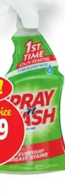 Ocean State Job Lot Spray 'n Wash Laundry Stain Remover 22 oz offer