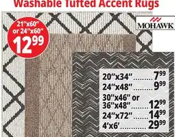 Ocean State Job Lot Washable Tufted Accent Rugs offer