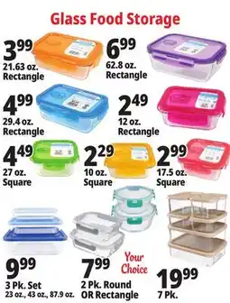 Ocean State Job Lot Glass Food Storage offer