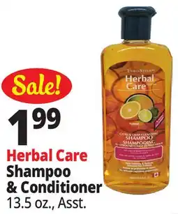 Ocean State Job Lot Herbal Care Shampoo & Conditioner offer