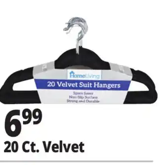 Ocean State Job Lot HomeLiving Velvet Suit Hangers 20 Count offer