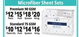 Ocean State Job Lot Microfiber Sheet Sets offer