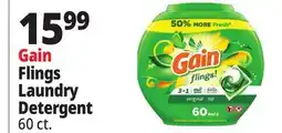 Ocean State Job Lot Gain Flings Oxi Boost and Febreze Original Scent Laundry Detergent Pacs 60 Count offer