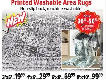 Ocean State Job Lot Printed Washable Area Rugs offer