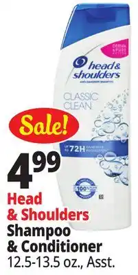 Ocean State Job Lot Head & Shoulders Classic Clean Anti-Dandruff Shampoo 13.5 oz offer