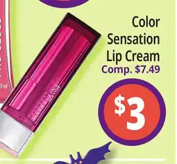 Ocean State Job Lot Color Sensation Lip Cream offer