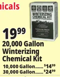 Ocean State Job Lot Winterizing Chemical Kits offer