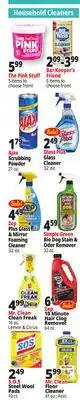 Ocean State Job Lot Household Cleaners offer