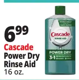 Ocean State Job Lot Cascade Rinse Aid 16 oz offer