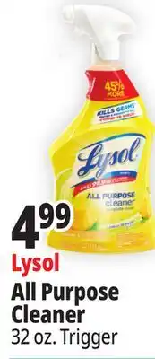 Ocean State Job Lot Lysol All Purpose Lemon Breeze Cleaner 32 oz offer