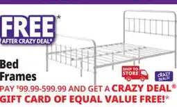 Ocean State Job Lot Bed Frames offer