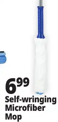 Ocean State Job Lot Gleam Self-Wringing Microfiber Mop offer