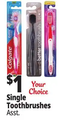 Ocean State Job Lot Colgate Extra Clean Medium Toothbrush offer