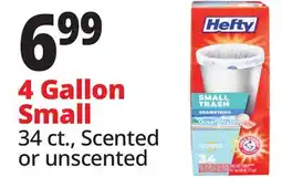 Ocean State Job Lot Hefty Small Trash Ocean Water 4 Gallon Trash Bags 34 Count offer