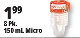 Ocean State Job Lot Mr. Fresh Mini Snack Food Storage Container 8 Count offer